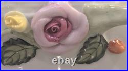 Rothschild Bird Top Covered Tureen Herond 42RO Hungary Handpainted Porcelain Vtg