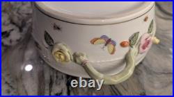 Rothschild Bird Top Covered Tureen Herond 42RO Hungary Handpainted Porcelain Vtg