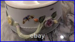 Rothschild Bird Top Covered Tureen Herond 42RO Hungary Handpainted Porcelain Vtg