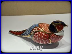 Royal Crown Derby Pheasant Figurine Bone China in Excellent Condition