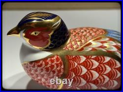 Royal Crown Derby Pheasant Figurine Bone China in Excellent Condition