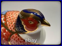 Royal Crown Derby Pheasant Figurine Bone China in Excellent Condition