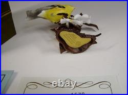 Royal Worcester Bird Flowers GOLDFINCH & DOGWOOD Figurine Sculpture Hamilton