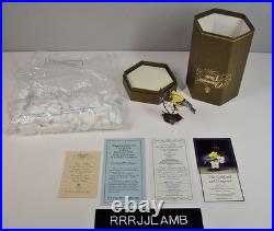 Royal Worcester Bird Flowers GOLDFINCH & DOGWOOD Figurine Sculpture Hamilton