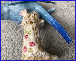 Royal Worcester Blue Budgerigar Budgee Parakeet 2664 Rare Figurine