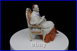 Schierholz Porcelain Figurine of Cardinal/Pope Sitting in Chair POPE INNOCENT X