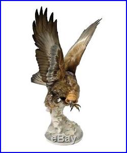 Selb Hutschenreuther Porcelain K. TUTTER Preying Eagle Sculpture Statue 17