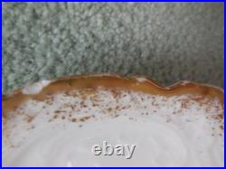 Set Of 4 Limoges Game Bird Plates Handpainted 9 1/4 Scalloped Gold Edges