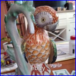 Set of 2 Vintage Parrot on Branches