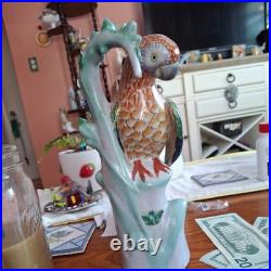 Set of 2 Vintage Parrot on Branches