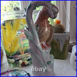 Set of 2 Vintage Parrot on Branches