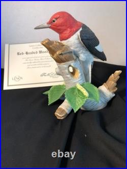 Set of 6 Lenox Porcelain Bird Figurines from the Garden Birds Collection