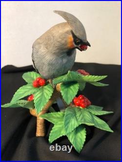 Set of 6 Lenox Porcelain Bird Figurines from the Garden Birds Collection