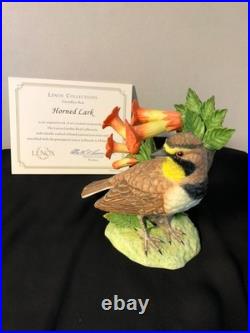 Set of 6 Lenox Porcelain Bird Figurines from the Garden Birds Collection