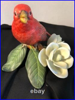 Set of 6 Lenox Porcelain Bird Figurines from the Garden Birds Collection
