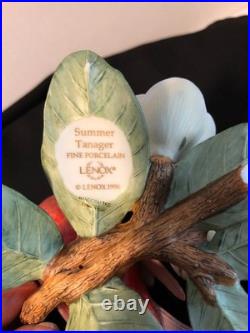 Set of 6 Lenox Porcelain Bird Figurines from the Garden Birds Collection