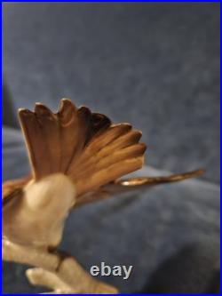 Stunning Hutschenreuther Blue Jay Bird Figurine. VGC, Audubon. 10x7