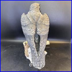 Stunning, Vintage Porcelain Peregrine Falcon by Stefani Porcelains Japan 12