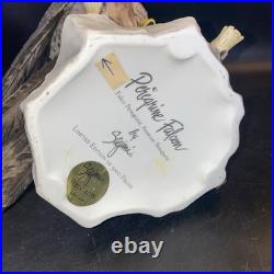 Stunning, Vintage Porcelain Peregrine Falcon by Stefani Porcelains Japan 12