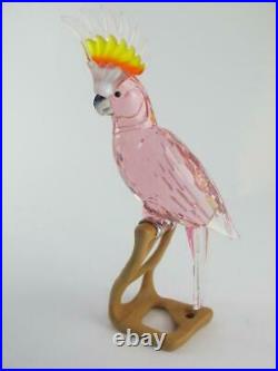 Swarovski $925 Crystal RED COCKATOO Paradise Birds Figurine Statue NEW 0718565