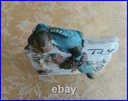 Tay Italy Fine Porcelain Five Birds Plaque