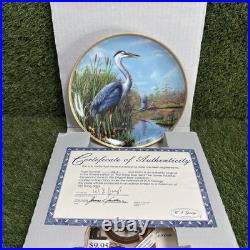 The Elegant Birds Series by James Faulkner Complete Set of 6 W. S. George Plates