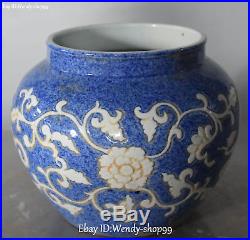 Top Color Porcelain Phoenix Bird Fenghuang Tank Vat Jar Cylinder Crock Statue
