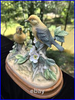 VINTAGE Andrea by Sadek Warbler by Andrea Porcelain Bird Figurine 1st Issue -S38