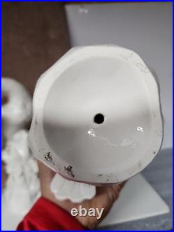 VTGItaly Mottadhedeh Style Porcelain blanc de chine Male and Female Hoopoe Birds