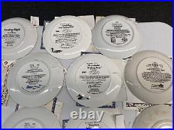 VTG 80s Duck Bird Porcelain Plates Lot Of 31 Knowles Maass Kaatz Langton Jerner