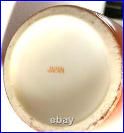 VTG/Antique Art Deco Porcelain Vase/Hand Painted Bird/Gold Trim/Japan/EUC