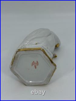 VTG Carl Scheidig Germany Porcelain Cockatoo Bird Figurine RARE