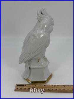 VTG Carl Scheidig Germany Porcelain Cockatoo Bird Figurine RARE