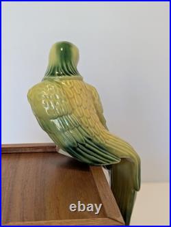VTG Ceramic Arts Studio, MCM Hand Painted Parrots, Polly, Pete, Chirp, Twirp