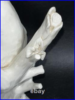 VTG Italian Porcelain for Paul Hanson HOOPOE BIRD Figurine 12 3/4 Ivory Glaze