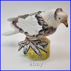 VTG Mottahedeh Porcelain Bird Figurine #S. 6351 Italy Hand-Painted Regency 13