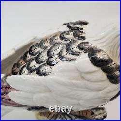 VTG Mottahedeh Porcelain Bird Figurine #S. 6351 Italy Hand-Painted Regency 13