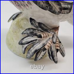 VTG Mottahedeh Porcelain Bird Figurine #S. 6351 Italy Hand-Painted Regency 13