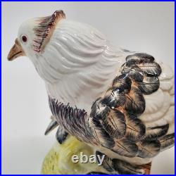 VTG Mottahedeh Porcelain Bird Figurine #S. 6351 Italy Hand-Painted Regency 13