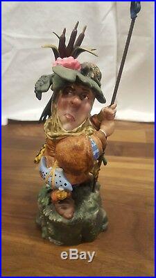 VeryRARE Wetland Bird Hunter porcelain figurine statue by James Christensen #797