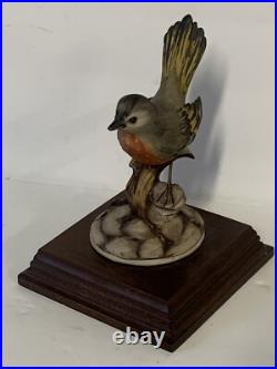 Vier Tasca Capodimonte Porcelain Bird Sculpture RARE
