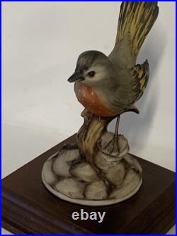 Vier Tasca Capodimonte Porcelain Bird Sculpture RARE