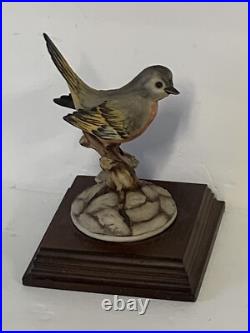 Vier Tasca Capodimonte Porcelain Bird Sculpture RARE
