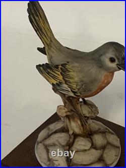 Vier Tasca Capodimonte Porcelain Bird Sculpture RARE