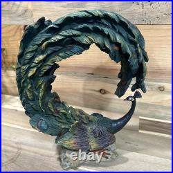 VintageMontecelina Collection Porcelain Resin Pruning Peacock RARE