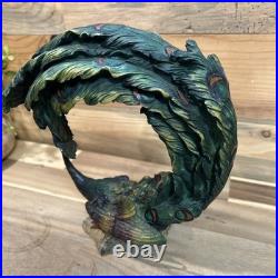 VintageMontecelina Collection Porcelain Resin Pruning Peacock RARE