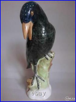 Vintage 1940s Porcelain Statue Bird Figure Figurine KPM Signed Germany Hand Art