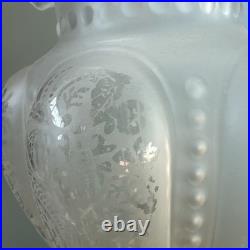 Vintage 2 Parian Ceramic Porcelain Bisque White Sitting Boy with Bird Table Lamps