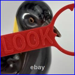 Vintage 7 Behscherzer Bavaria Hand Painted Bird Figurine Germany Grey Wagtail