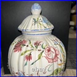Vintage A. ZEN Nove VIETATA NOVE ITALIAN Hand Painted Lidded Jar RARE